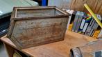 Oude fabrieks bak industrieel voorraadbak, Ophalen of Verzenden