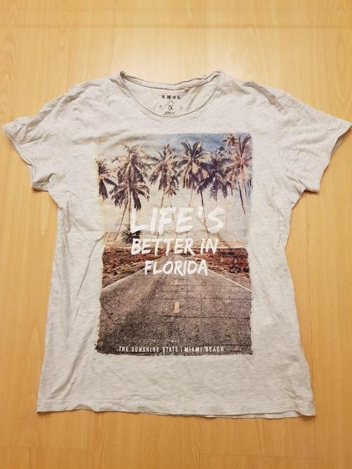 SMOG t-shirt korte mouw met afbeelding maat 158-164, Kinderen en Baby's, Kinderkleding | Maat 158, Zo goed als nieuw, Jongen of Meisje