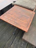 Houten tuintafel terras tafels  partij 12 stuks horeca, Tuin en Terras, Ophalen of Verzenden, Gebruikt, Rechthoekig, Hout