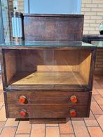 Vintage Art Deco dressoir kastje ingebouwde lamp, Huis en Inrichting, Kasten | Dressoirs, Ophalen, Gebruikt, 50 tot 100 cm, Art Deco