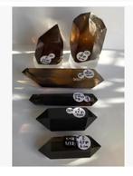 Korting 6 Morion Rookkwarts Punt of Dubbeleinders zie foto’s, Nieuw, Ophalen of Verzenden, X, X