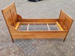 Mooi antiek bed Huizinga meubelen 90x190 cm met metalen bode, Ophalen, 85 tot 100 cm, Gebruikt, Matras