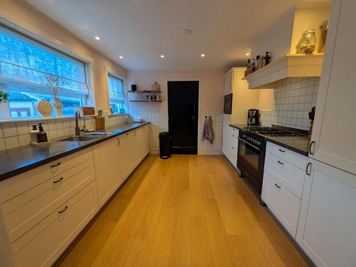 Mooie landelijke keuken (exclusief gasfornuis en magnetron!), Huis en Inrichting, Keuken | Complete keukens, Gebruikt, Grijs, Kunststof