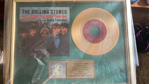 Uniek: Gouden plaat van de Rolling Stones!, Verzamelen, Muziek, Artiesten en Beroemdheden, Ophalen