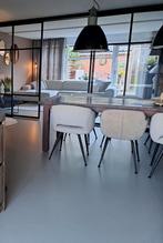 2 stoere robuste industrie lampen zwart., Ophalen, 50 tot 100 cm, Rond, Tot twee personen