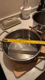 Fissler pannen, Ophalen of Verzenden, Zo goed als nieuw, Rvs, Pannenset
