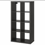 IKEA kallax kast zwart 8 vakken, Ophalen, Gebruikt, 100 tot 150 cm, 50 tot 100 cm