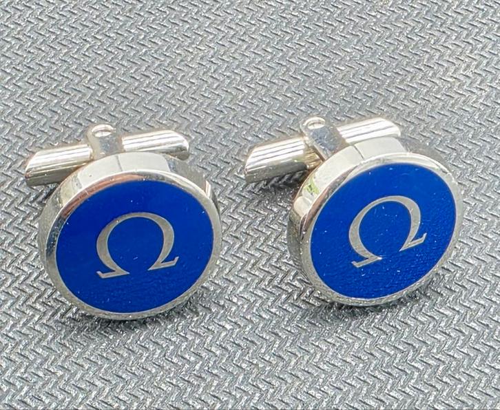 Omega Manchetknopen origineel uitgaven omega, Sieraden, Tassen en Uiterlijk, Manchetknopen, Zo goed als nieuw, Overige materialen