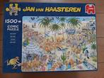 Jan van Haasteren puzzel de oase 1500 stukjes, Ophalen of Verzenden, 500 t/m 1500 stukjes, Zo goed als nieuw