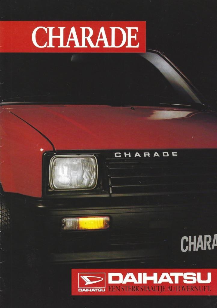 Folder Daihatsu Charade 1983, Boeken, Auto's | Folders en Tijdschriften, Gelezen, Overige merken, Ophalen of Verzenden