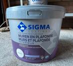 Sigma Muurverf RAL 9010 - 10L Emmer - ongeopend!, 5 tot 10 liter, Wit, Nieuw, Ophalen of Verzenden