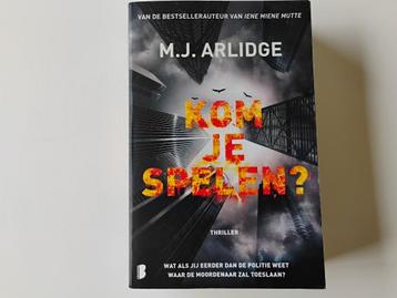 Boek kom je spelen M.J. Arlidge Adam Brandt beschikbaar voor biedingen