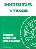 Honda VT500 E addendum shop manual (2149z), Motoren, Handleidingen en Instructieboekjes, Ophalen of Verzenden, Honda