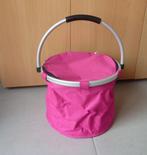 Fuchsia ronde cilinder picknick tas zak, Sieraden, Tassen en Uiterlijk, Tassen | Damestassen, Ophalen of Verzenden, Roze