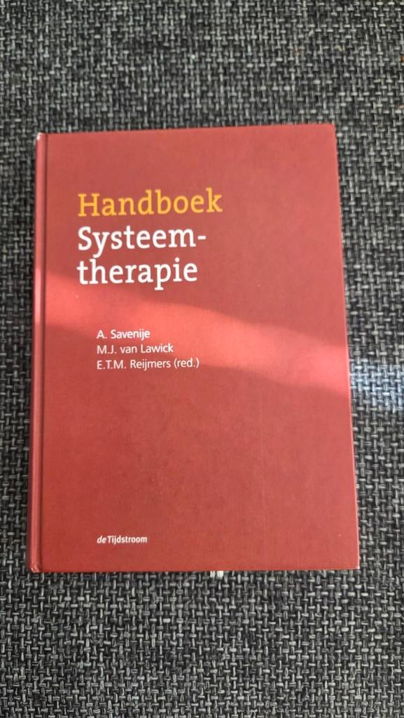 Handboek Systeemtherapie, Boeken, Gelezen, Ophalen of Verzenden, Ontwikkelingspsychologie, Savenije, Lawick, Reijmers