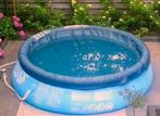 Zwembad 360cm + Pomp & Afdekzeil - Goede Staat!, Tuin en Terras, Zwembaden, Ophalen, Gebruikt, Minder dan 80 cm, Rond