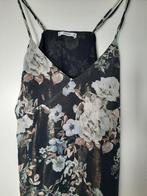 gebloemde jurk Mango, Maat 38/40 (M), Mango, Zwart, Ophalen of Verzenden