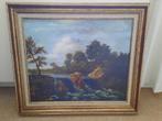 SCHILDERIJ: WATERVAL > INGELIJST, Antiek en Kunst, Ophalen