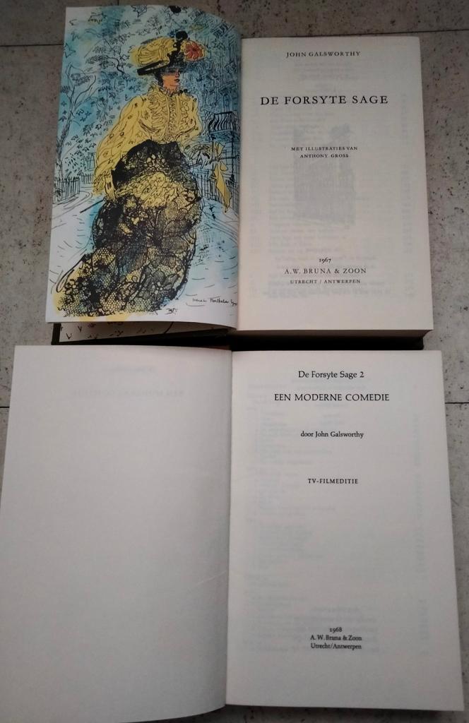 De Forsyte Sage Deel 1 & 2 - John Galsworthy, Boeken, Romans, Ophalen of Verzenden
