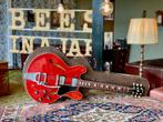 1969/1971 Gibson ES-335 w Factory Bigsby watermelon Cherry, Gebruikt, Info@gibson.com, Ophalen of Verzenden, Gibson