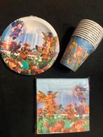 ROBLOX bordjes bekers servetten party servies, Ophalen of Verzenden, Nieuw, Versiering, Verjaardag