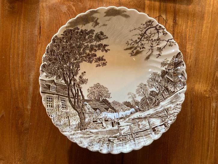 Diepe serveerschaal-  Johnson Brothers, Cotswold, Antiek en Kunst, Antiek | Servies los, Ophalen of Verzenden