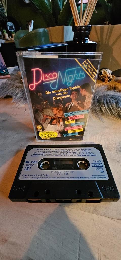 Disco Nights [K-tel] cassettebandje, Cd's en Dvd's, Cassettebandjes, Gebruikt, Origineel, Dance, 1 bandje, Ophalen of Verzenden