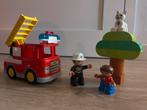 Duplo Brandweertruck 10901, Complete set, Duplo, Ophalen of Verzenden, Zo goed als nieuw