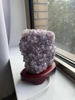 Amethist lamp, Huis en Inrichting, Lampen | Tafellampen, Ophalen of Verzenden, Zo goed als nieuw, Overige materialen, Minder dan 50 cm