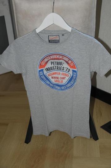 	 Leuk grijs 't-shirt van Petrol, maat 152, ZGAN! beschikbaar voor biedingen