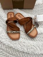 NIEUW! Mooie leren sandalen van Gioseppo maat 39!, Gioseppo, Bruin, Verzenden, Nieuw