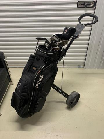 Golfset Cougar met Ping tas, trolley, B-square driver beschikbaar voor biedingen