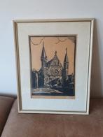 Houtsnede van Jac. de Beer  Ridderzaal Den Haag, Antiek en Kunst, Ophalen