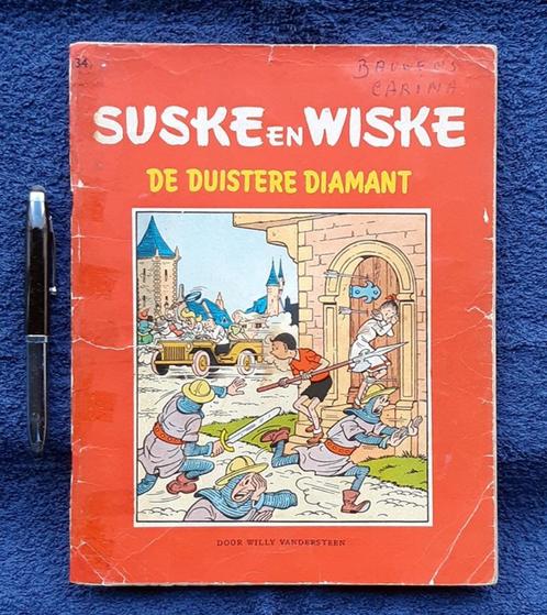 Suske en Wiske. De duistere diamant. 1958. 1e druk, Boeken, Stripboeken, Gelezen, Eén stripboek, Verzenden
