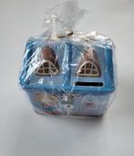 spaarpot met 2 sleutels en een slot - huisje met dieren, Verzamelen, Ophalen of Verzenden, Nieuw, Object of Gebouw