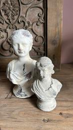 2 keer Borstbeeld vrouw, Antiek en Kunst, Ophalen of Verzenden