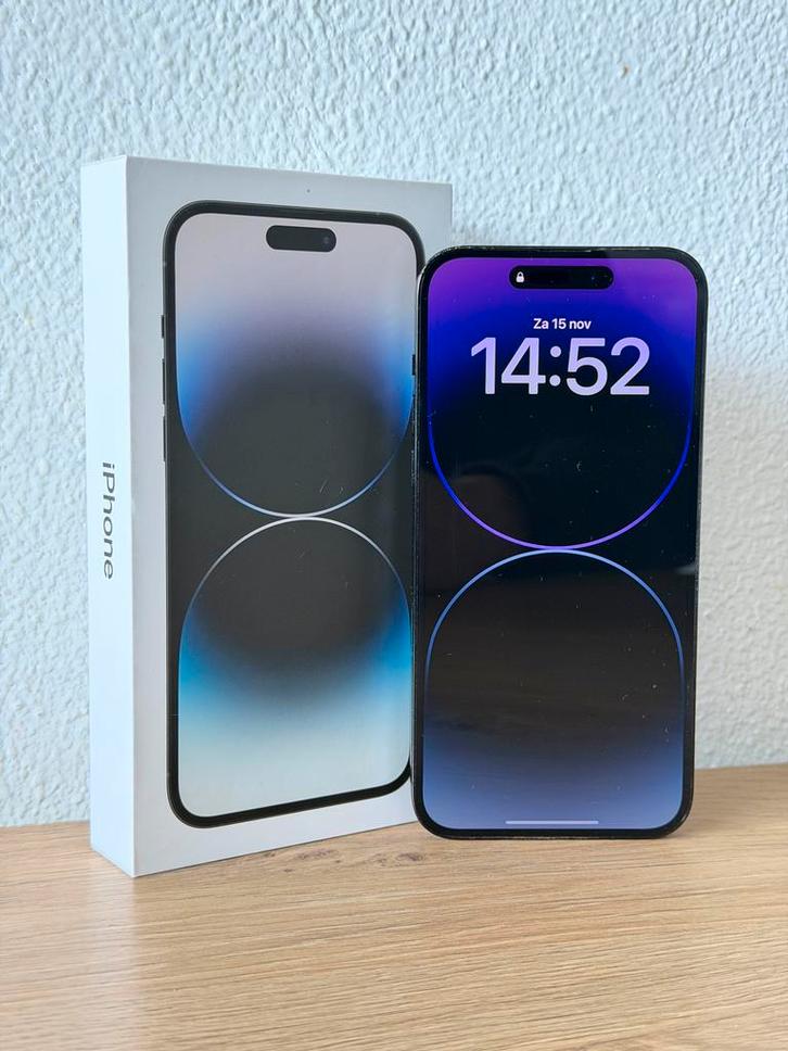 IPhone 14 Pro Max | 128GB | SpaceGrey, Telecommunicatie, Mobiele telefoons | Apple iPhone, Zo goed als nieuw, 128 GB, iPhone 14 Pro Max