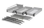 GEZOCHT: IKEA Rationell Lades + rails, Ophalen, Minder dan 50 cm, Zo goed als nieuw, Grijs