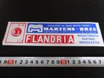 sticker België Bree Martens  FLANDRIA wasautomaten witgoed, Verzamelen, Ophalen, Zo goed als nieuw, Bedrijf of Vereniging