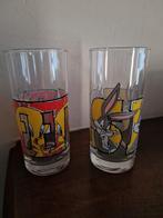 Vintage longdrink glazen - Donald duck / tweety, Verzamelen, Ophalen of Verzenden, Zo goed als nieuw, Frisdrankglas