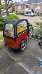 [Verkocht] Baboe Big Bakfiets met regenhoes, huif e.a., 4 kinderen of meer, Huif, Zo goed als nieuw, Ophalen