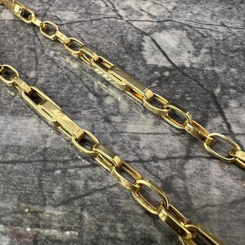 Prachtige 14 karaats gouden monte carlo ketting, Sieraden, Tassen en Uiterlijk, Kettingen, Nieuw, Goud, Ophalen of Verzenden