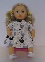 poppenkleertjes baby annbell 43cm (jurk zwanen), Nieuw, Verzenden