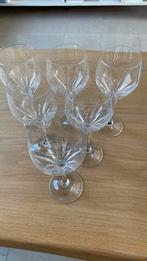 Kristallen wijnglas 6 stuks, Huis en Inrichting, Glas of Glazen, Ophalen of Verzenden, Overige stijlen, Glas