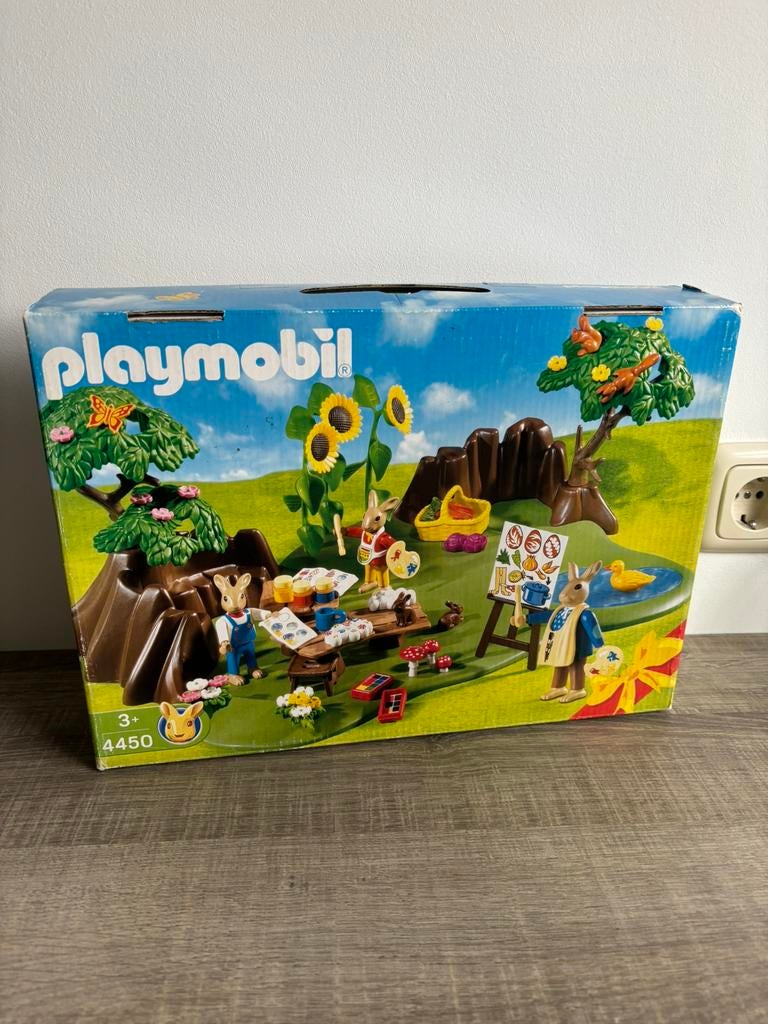 Playmobil 4450: Paashaas werkplaats, Kinderen en Baby's, Speelgoed | Playmobil, Ophalen of Verzenden, Zo goed als nieuw, Complete set