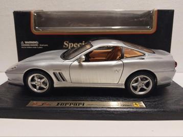 Ferrari 550 Maranello antraciet 1996 Maisto metal 1:18 KRD beschikbaar voor biedingen
