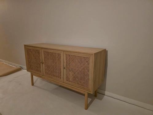 HALMSTAD Dressoir met 3 deuren, Huis en Inrichting, Kasten | Dressoirs, Gebruikt, 150 tot 200 cm, 25 tot 50 cm, Eikenhout, Ophalen