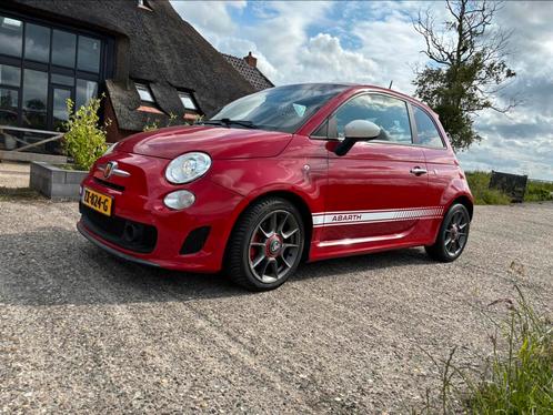 Fiat 500 1.4 T-Jet Abarth Tur | Handgeschakeld | 162PK, Auto's, Fiat, Bedrijf, Benzine, Hatchback, Geïmporteerd, Rood, Ophalen
