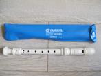 Nette Yamaha witte kunststof blokfluit soprano descant, Ophalen of Verzenden, Gebruikt, Sopraan of Sopranino, Met koffer, hoes of etui