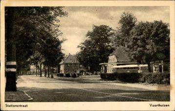 Voorthuizen Stationsstraat met busstation st 1959 beschikbaar voor biedingen